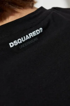 Dsquared2 CZARNY Top z kolekcji `Underwear`
