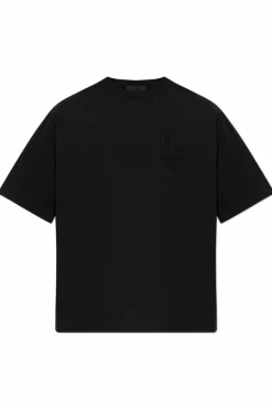 Dsquared2 CZARNY T-shirt z logo