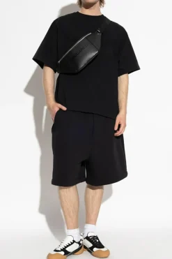 Dsquared2 CZARNY T-shirt z logo