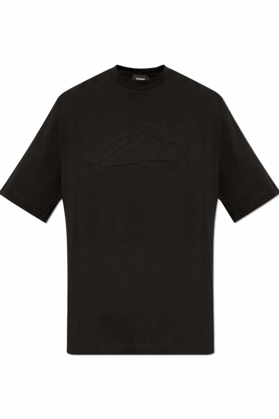 Dsquared2 CZARNY T-shirt z logo