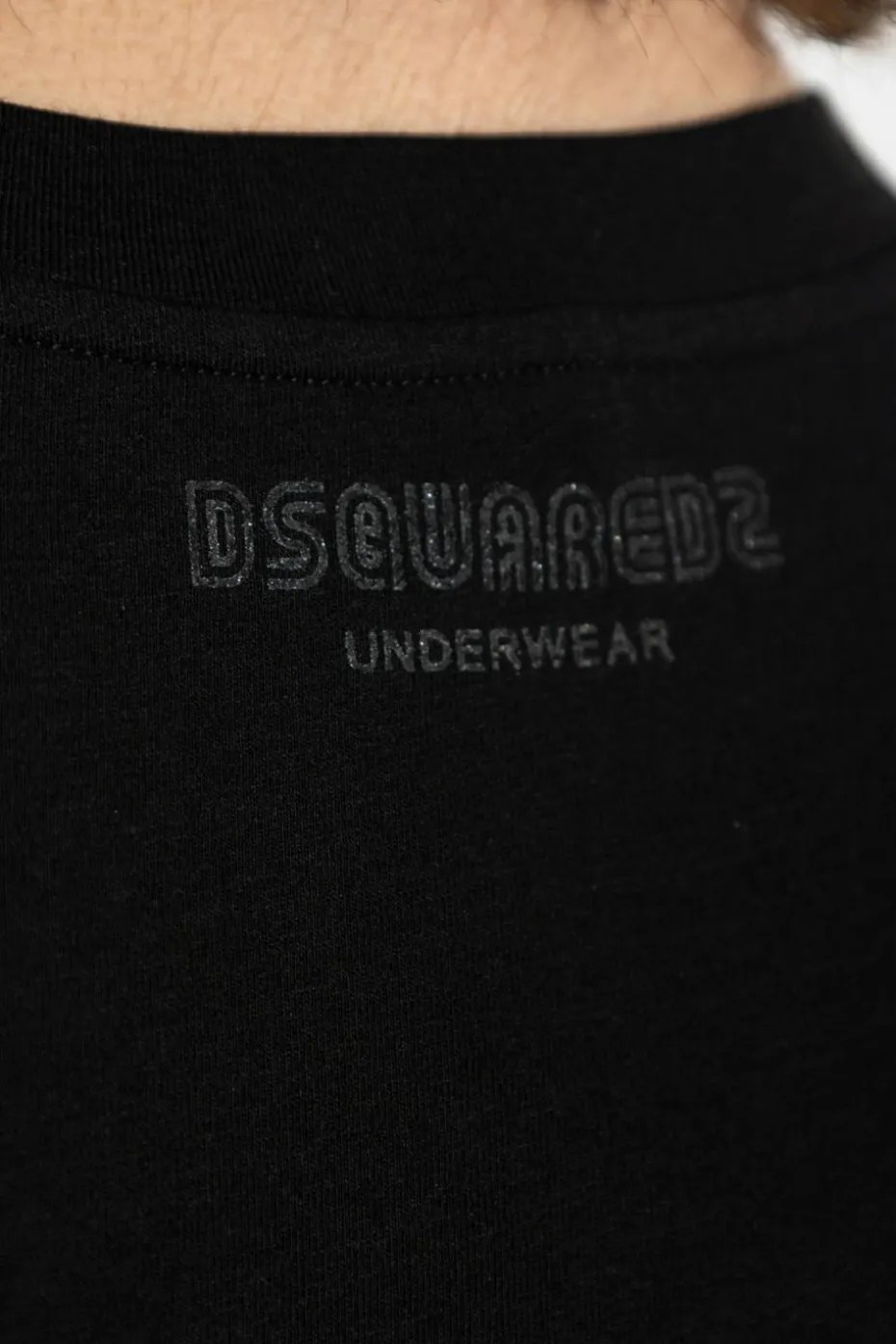 Dsquared2 CZARNY T-shirt z kolekcji `Underwear`