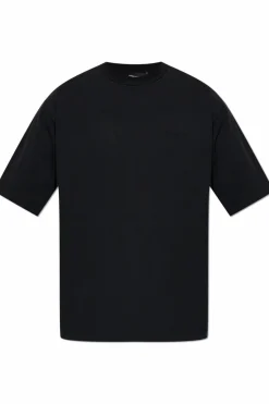 Dsquared2 CZARNY T-shirt z logo