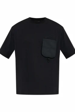 Dsquared2 CZARNY T-shirt z logo