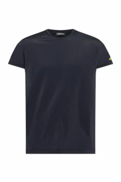 Dsquared2 CZARNY T-shirt z logo