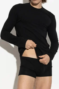 Dsquared2 CZARNY T-shirt z kolekcji `Underwear`
