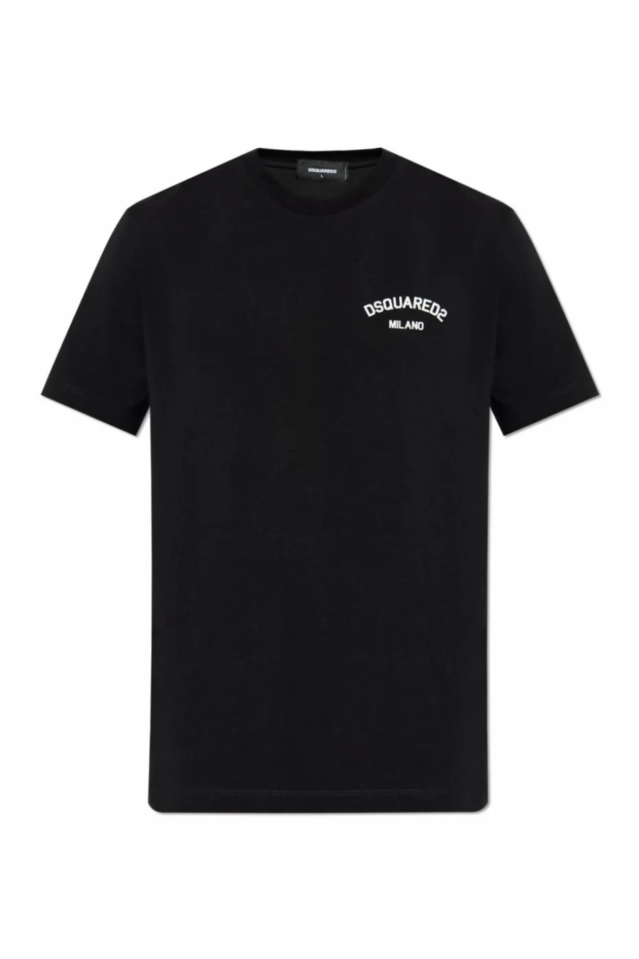 Dsquared2 CZARNY T-shirt z logo