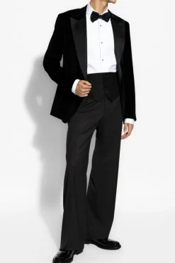Dsquared2 CZARNY Wełniany pas