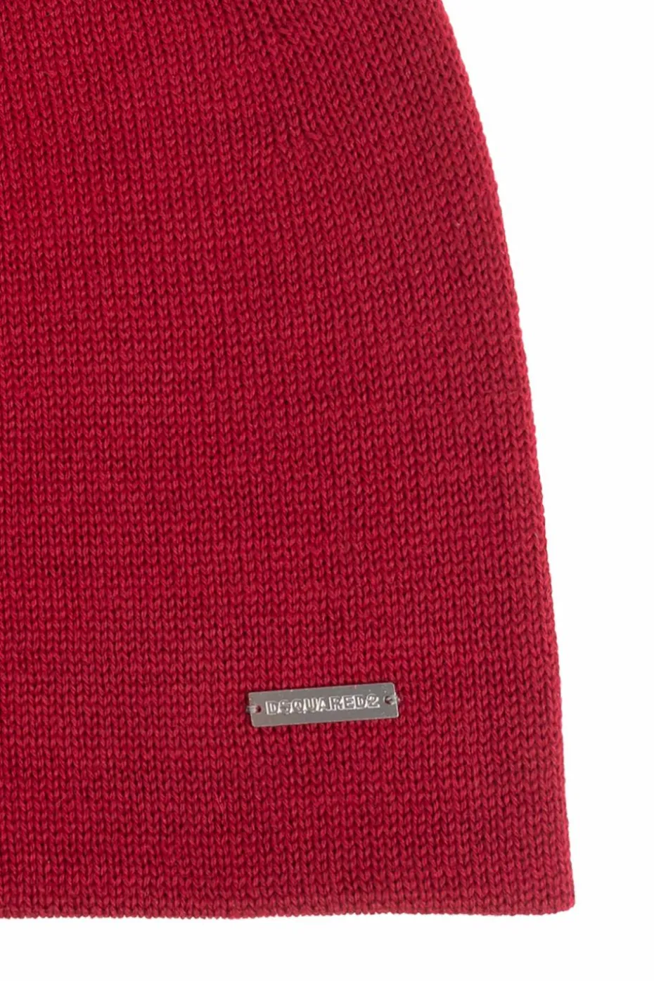 Dsquared2 CZERWONY Czapka z logo