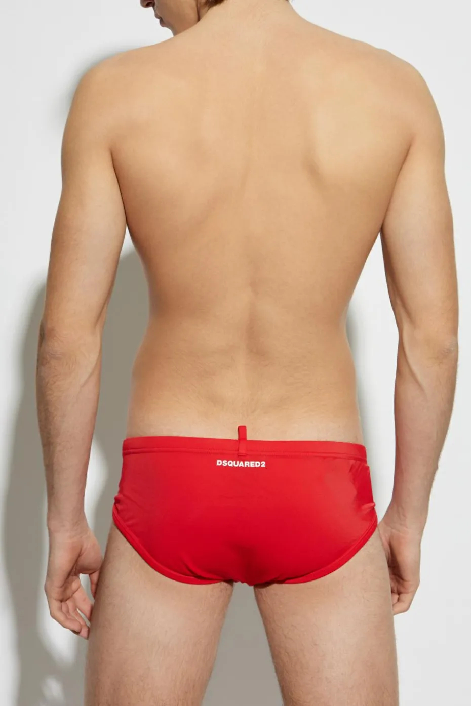Dsquared2 CZERWONY Slipy kąpielowe