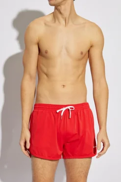 Dsquared2 CZERWONY Szorty kąpielowe
