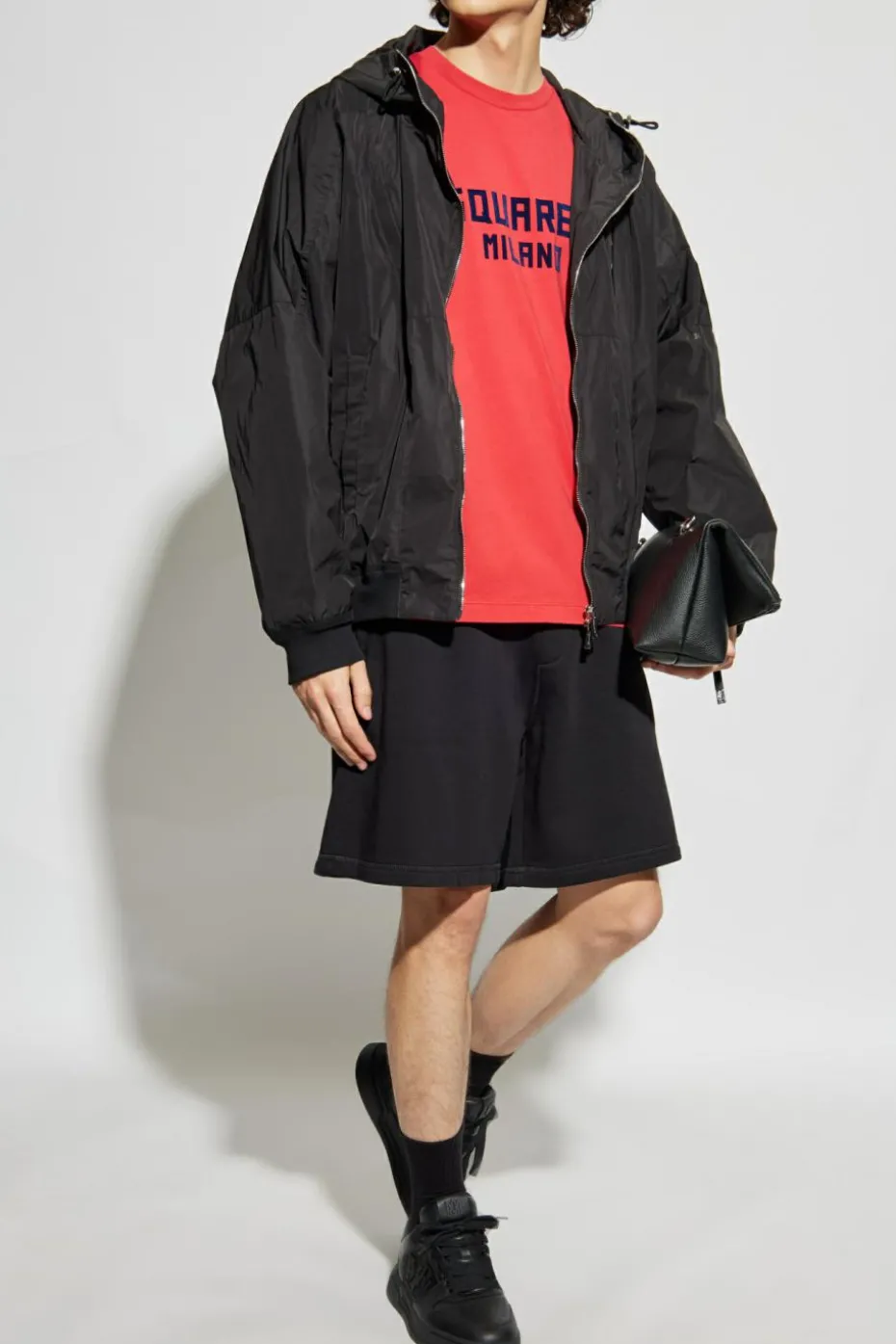Dsquared2 CZERWONY T-shirt z logo