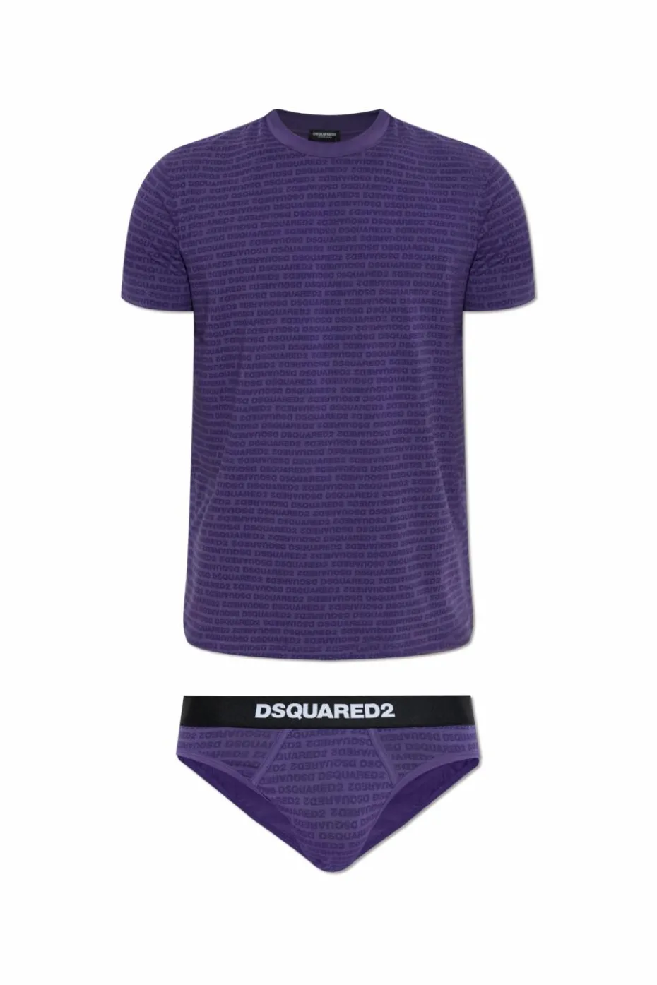 Dsquared2 FIOLETOWY Komplet z kolekcji `Underwear`