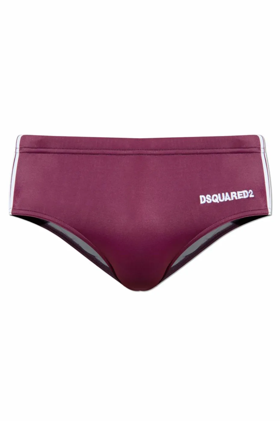 Dsquared2 FIOLETOWY Slipy kąpielowe z logo