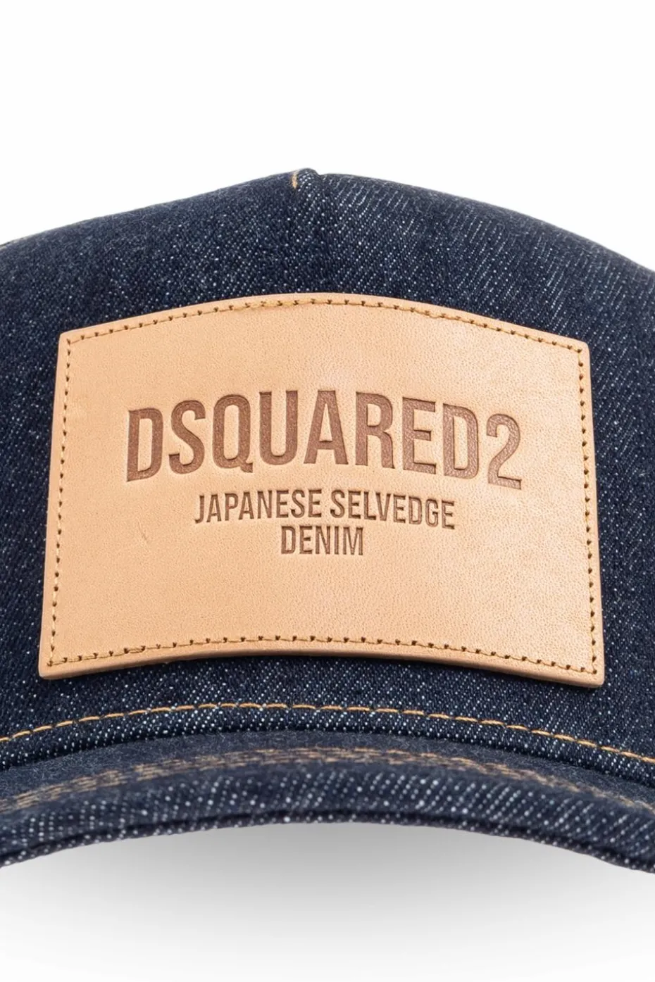Dsquared2 GRANATOWY Czapka z daszkiem