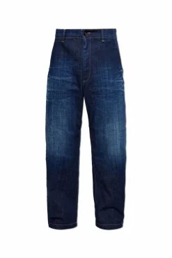 Dsquared2 GRANATOWY Jeansy `Snatch`