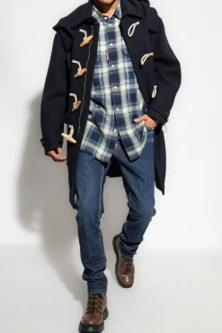 Dsquared2 GRANATOWY Jeansy `Cool Guy`