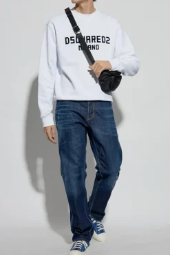 Dsquared2 GRANATOWY Jeansy `642`