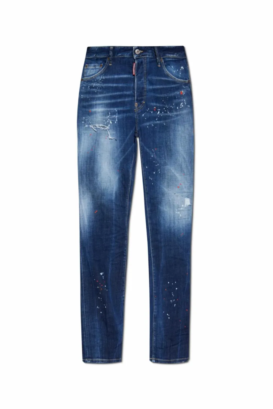 Dsquared2 GRANATOWY Jeansy `Cool Guy`