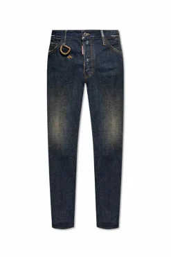 Dsquared2 GRANATOWY Jeansy `Cool Guy`