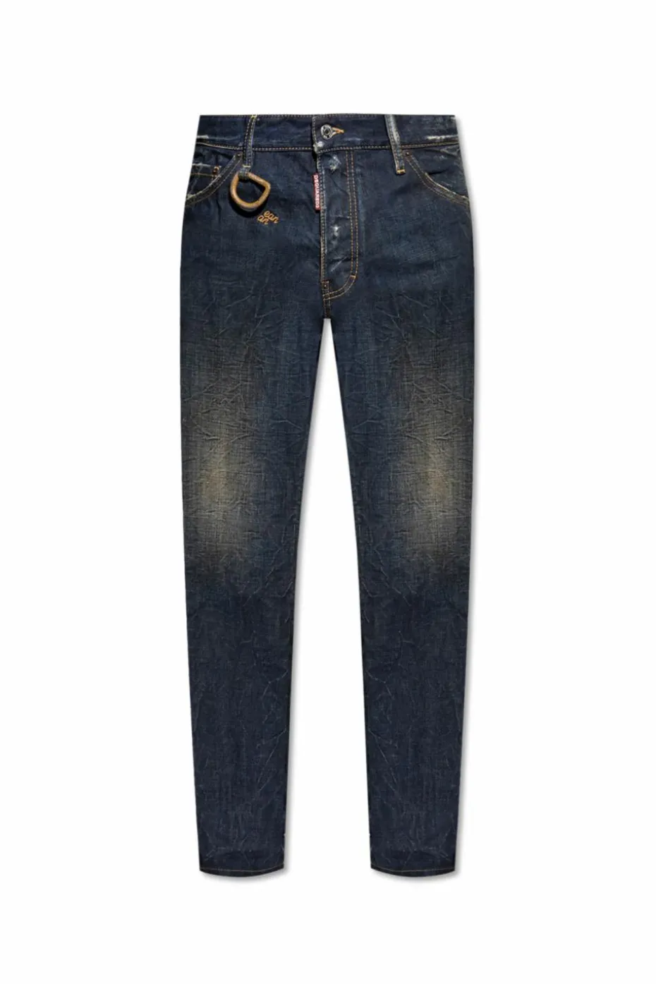Dsquared2 GRANATOWY Jeansy `Cool Guy`