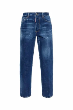 Dsquared2 GRANATOWY Jeansy `Boston`