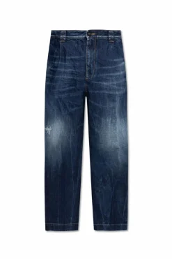 Dsquared2 GRANATOWY Jeansy `Be Cool Be Nice`