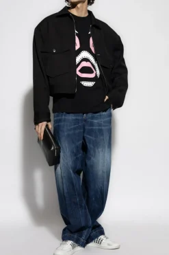Dsquared2 GRANATOWY Jeansy `Be Cool Be Nice`