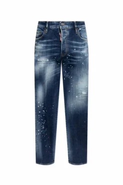 Dsquared2 GRANATOWY Jeansy `Super Twinky`