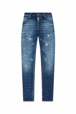 Dsquared2 GRANATOWY Jeansy `Cool Guy`