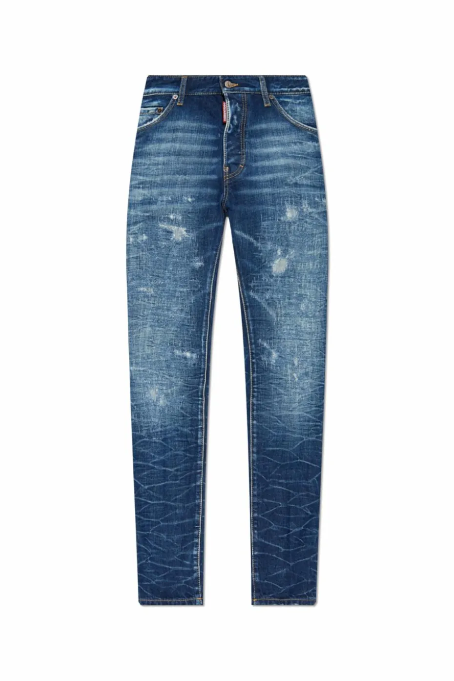 Dsquared2 GRANATOWY Jeansy `Cool Guy`