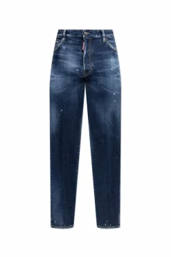 Dsquared2 GRANATOWY Jeansy `Cool Guy`