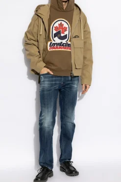 Dsquared2 GRANATOWY Jeansy `642`