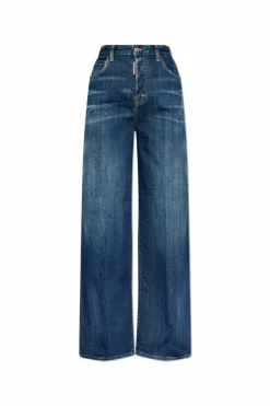 Dsquared2 GRANATOWY Jeansy `Traveller`