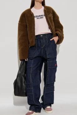 Dsquared2 GRANATOWY Jeansy `Eros`