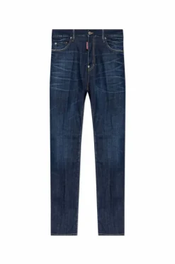 Dsquared2 GRANATOWY Jeansy `642`
