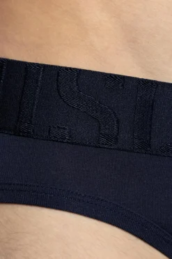 Dsquared2 GRANATOWY Slipy z logo