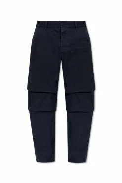 Dsquared2 GRANATOWY Spodnie z logo