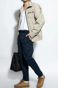 Dsquared2 GRANATOWY Spodnie typu `cargo`