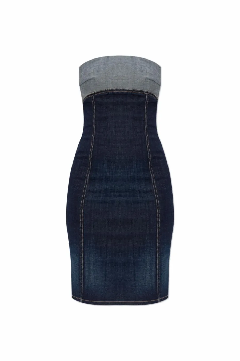 Dsquared2 GRANATOWY Sukienka jeansowa