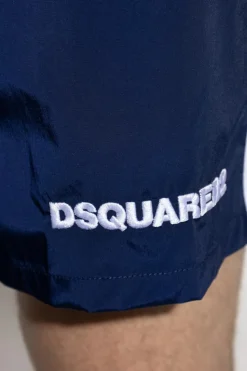 Dsquared2 GRANATOWY Szorty kąpielowe