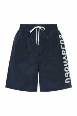 Dsquared2 GRANATOWY Szorty kąpielowe