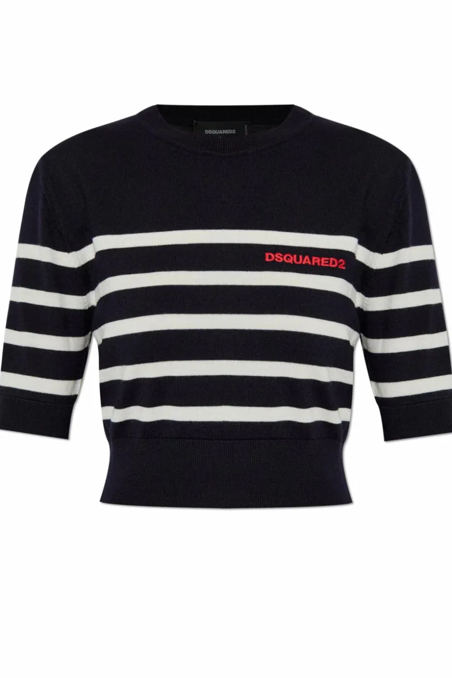 Dsquared2 GRANATOWY Wełniany top
