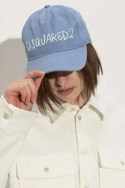 Dsquared2 jasnoniebieski Czapka z daszkiem