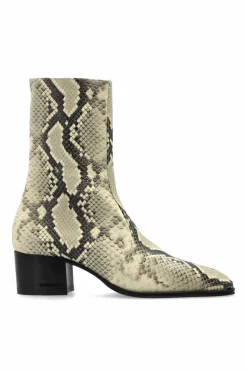 Dsquared2 kremowy Botki za kostkę