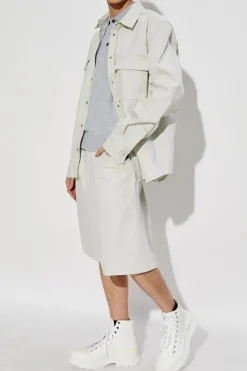 Dsquared2 kremowy Jeansowe szorty