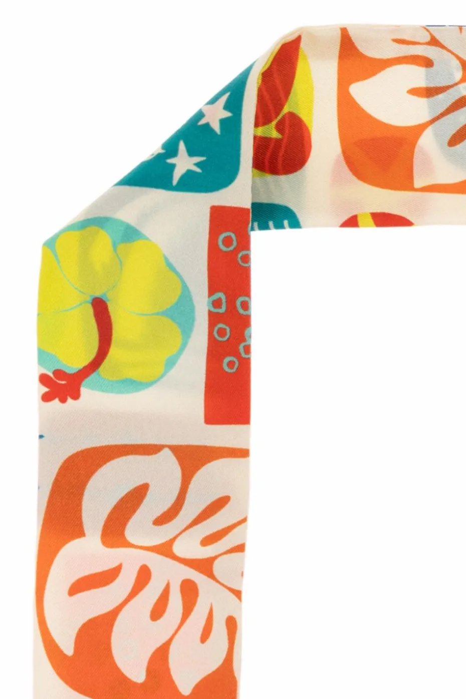 Dsquared2 MULTIKOLOR Jedwabna apaszka kapsuła `Summer Lovers`