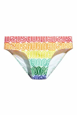 Dsquared2 MULTIKOLOR Slipy kąpielowe