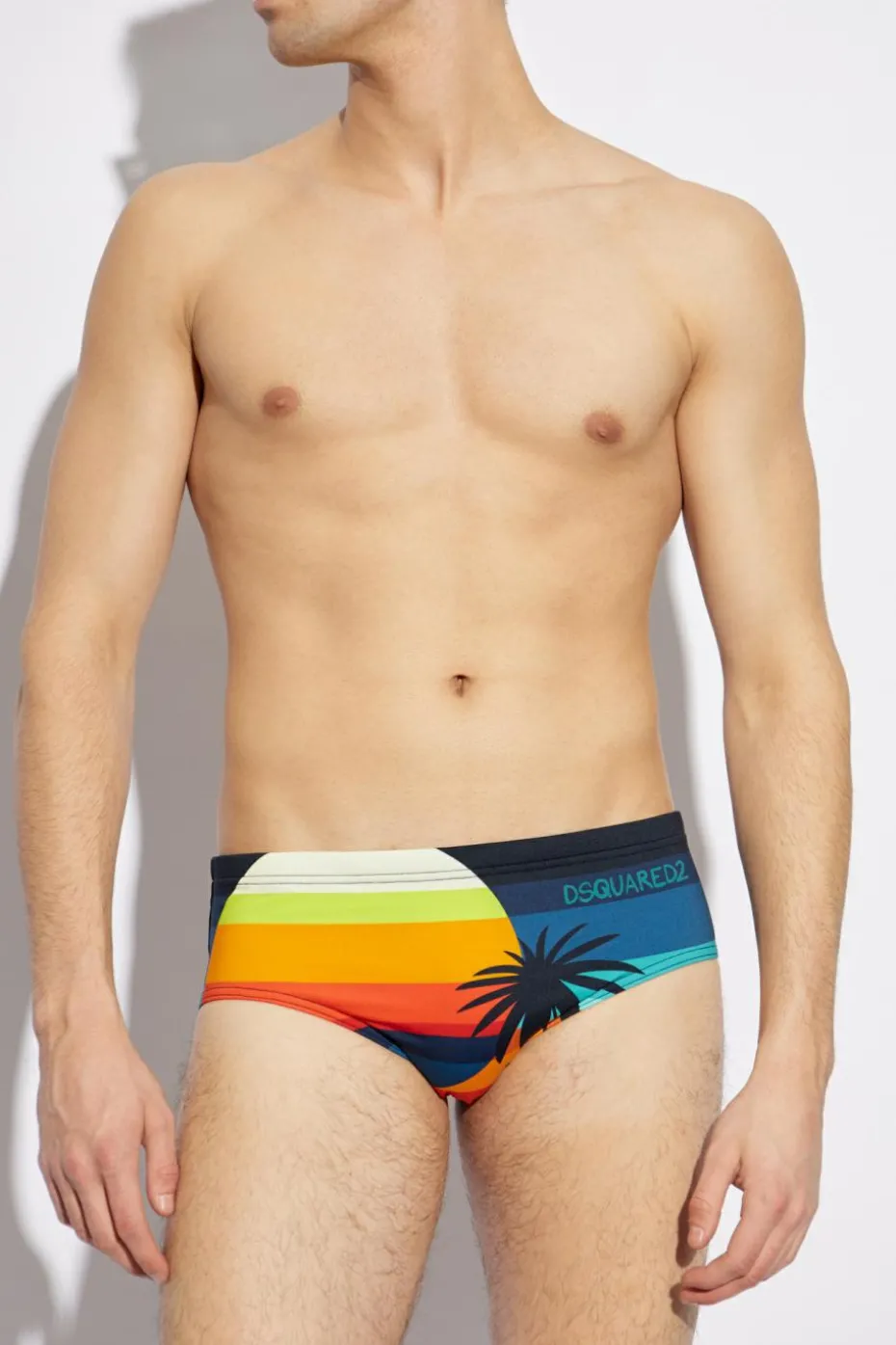 Dsquared2 MULTIKOLOR Slipy kąpielowe kapsuła 'Summer Lovers'