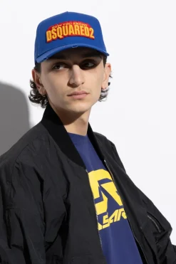 Dsquared2 NIEBIESKI Czapka z daszkiem