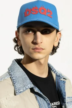 Dsquared2 NIEBIESKI Czapka z daszkiem